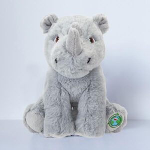 Small plush rhino toy