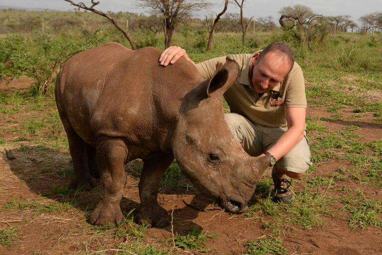 Simon and rhino orphan