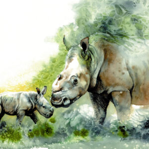 Karen Laurence Rowe 'Thandi & Siya' Greeting Card